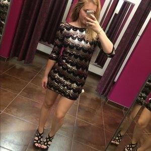 Form fitting sequin Dress, formal homecoming