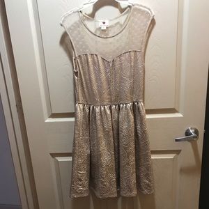 Gold/Metallic dress