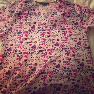 Women's scrub top size medium