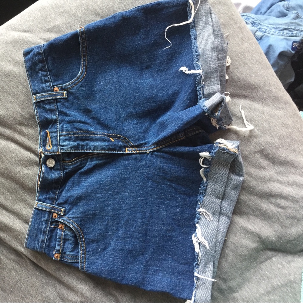 Levi's High Waisted Shorts