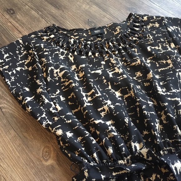 Black and Tan Dress | Sz XS - Picture 2 of 2