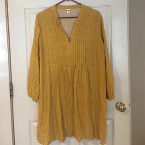 Old Navy, dark yellow dress