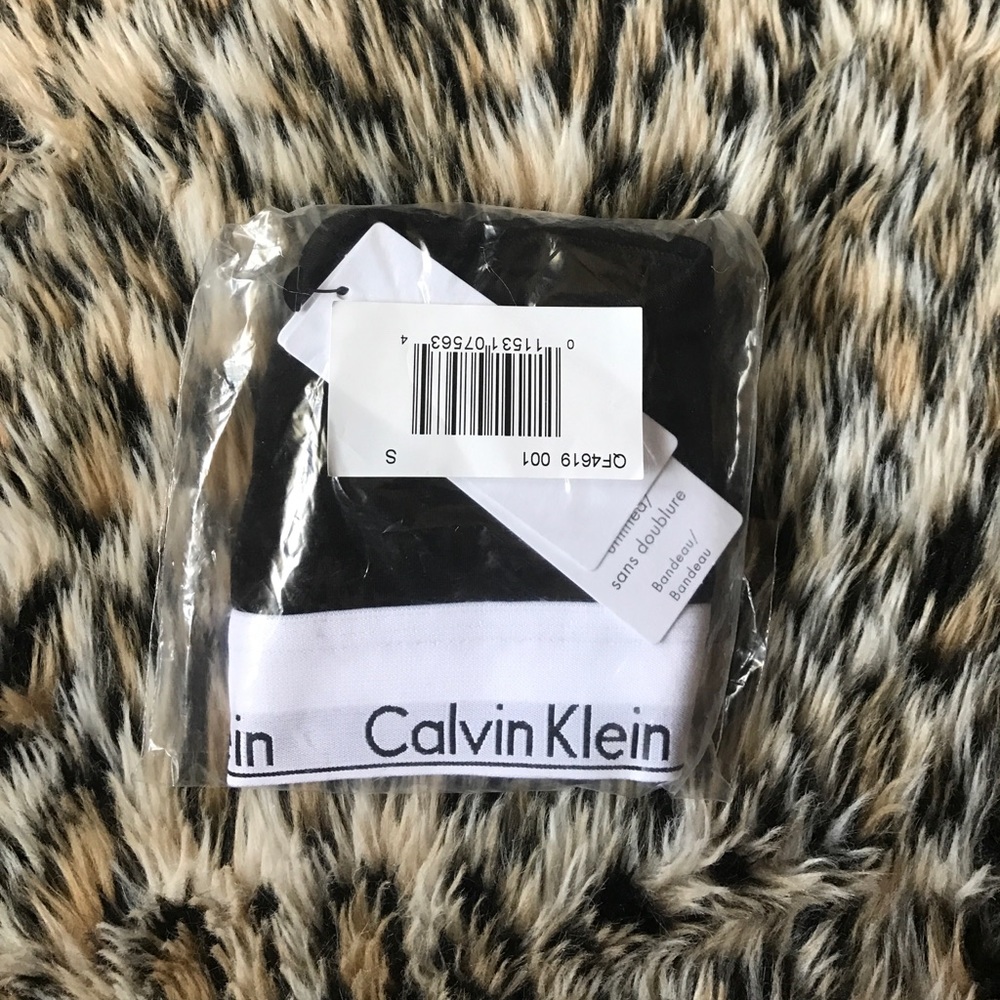 Calvin Klein black bandeau