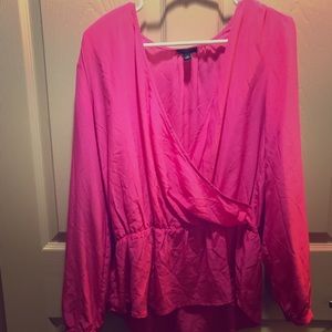 Pink Silk Top