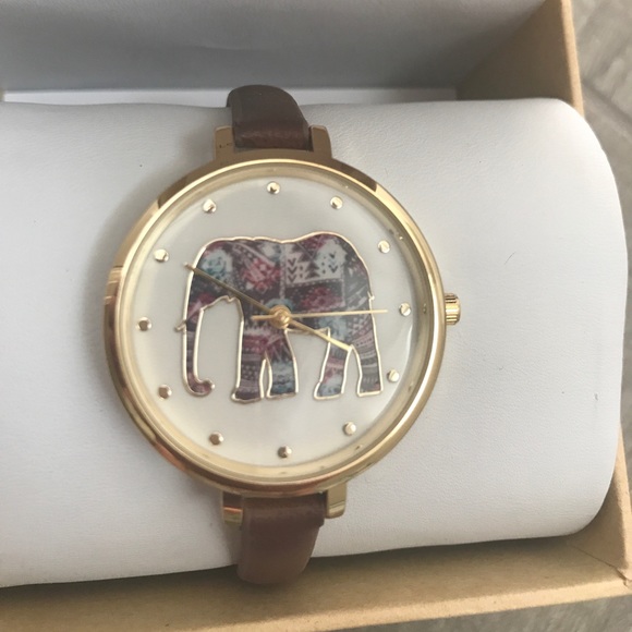 NWOT beautiful Watch  with elephant on face 🐘🕐 - Picture 2 of 3