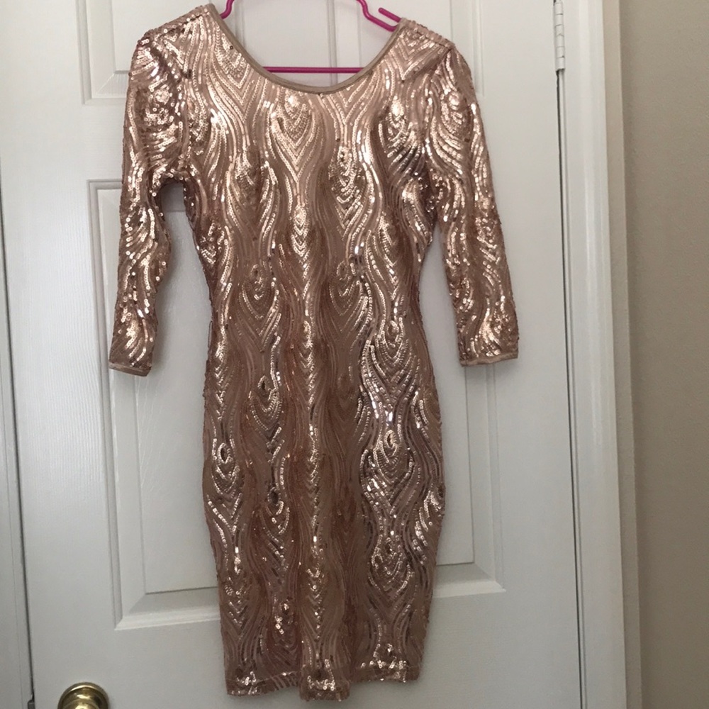 Sequence Rose Gold dress