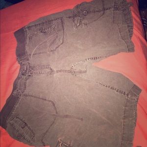Knee length cargo shorts