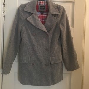 Abercrombie and Fitch wool Peacoat XS Gray