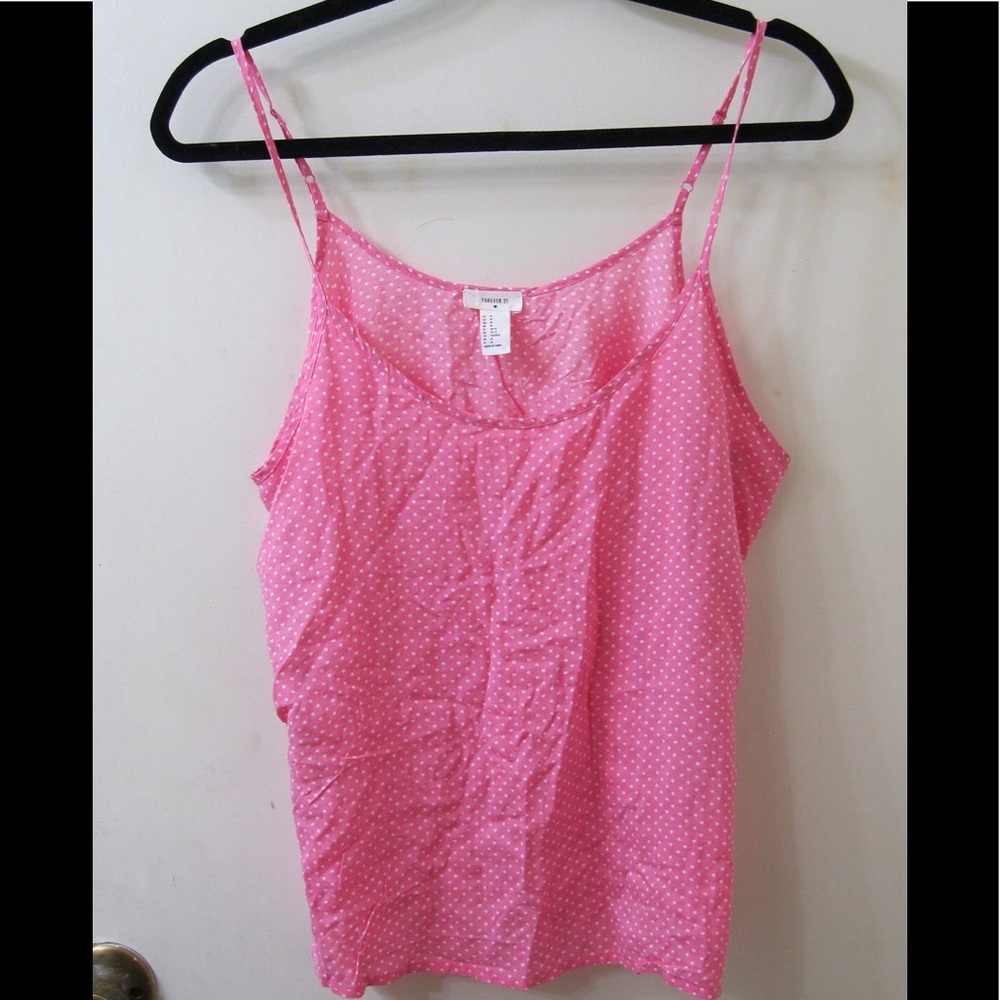 Pink flowy top