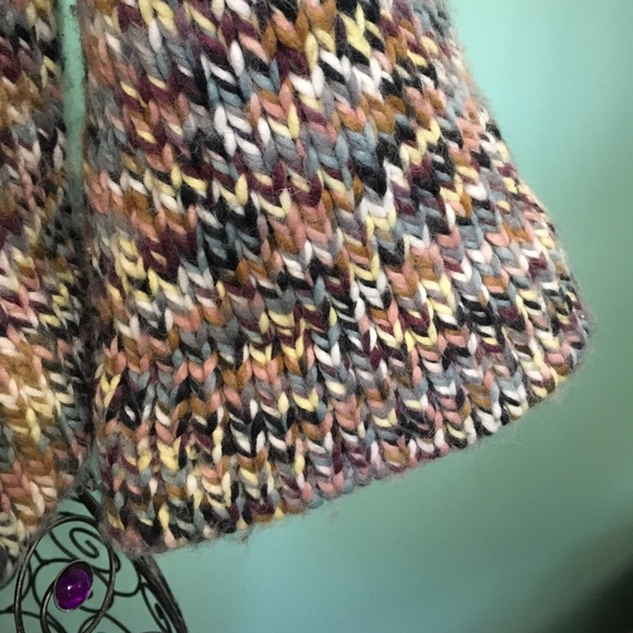 Knit 3/4 Sleeve Jacket w/ Two Button Closure - Picture 3 of 6