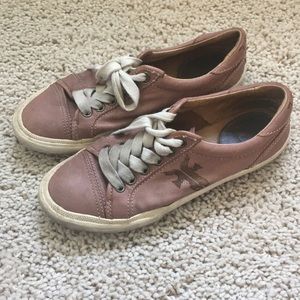 Frye Neutral Toned Sneakers Size 6.5
