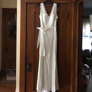 Adriana Papell White Dress