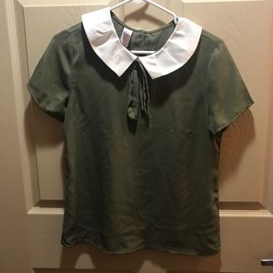 Peter Pan collar blouse