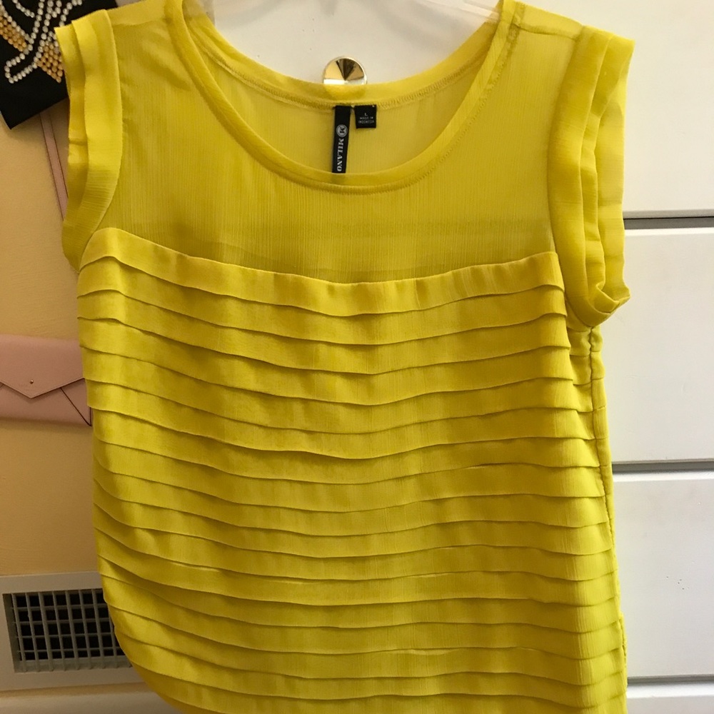 Ruffle Neon Blouse