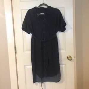 Gap dark denim dress.