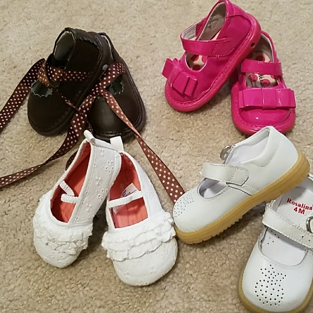 Girls dress shoe lot (Size 3 & 4)