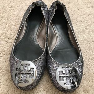 Tory Burch Sequined Reva Flats
