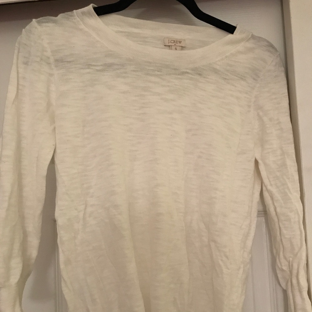Jcrew white sweater