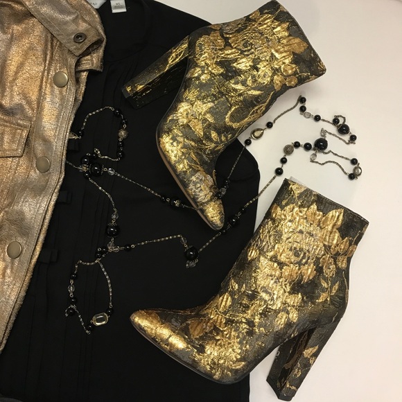 jessica simpson gold boots