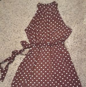 Flirty polka dot dress
