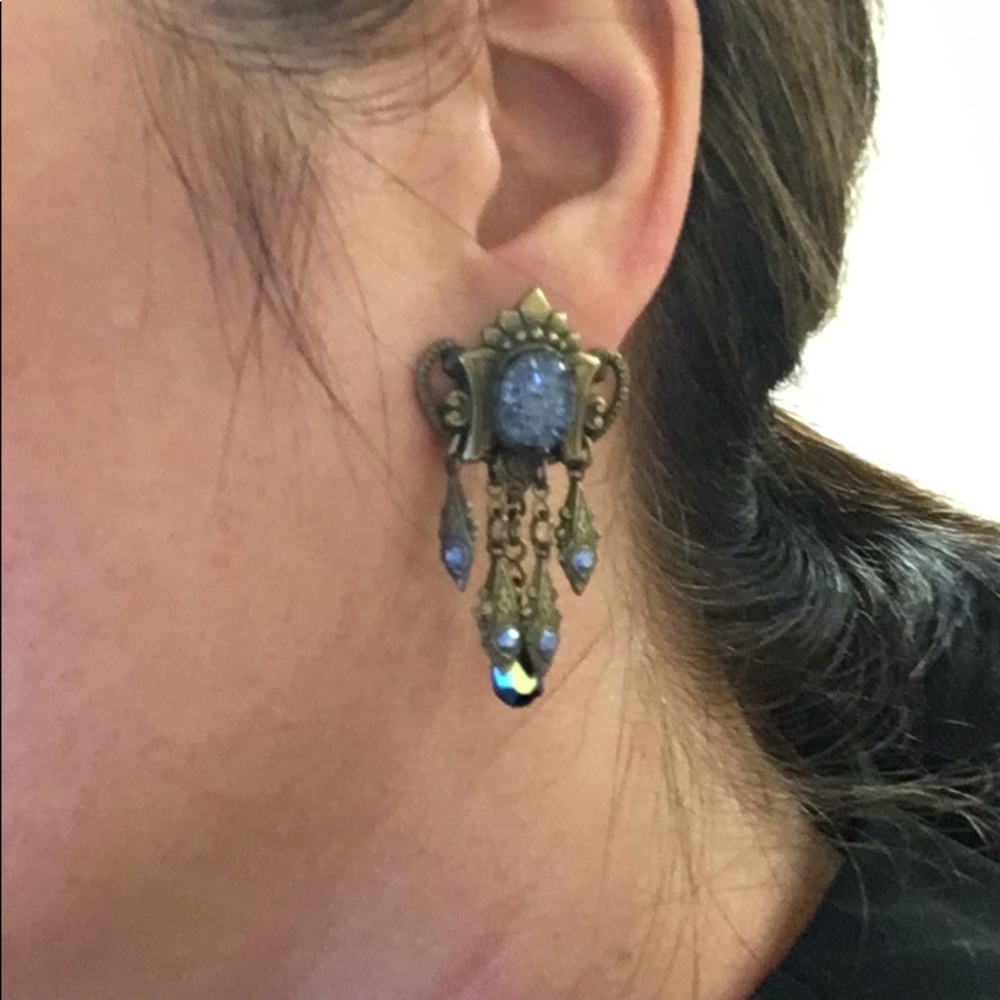 Art deco style earrings