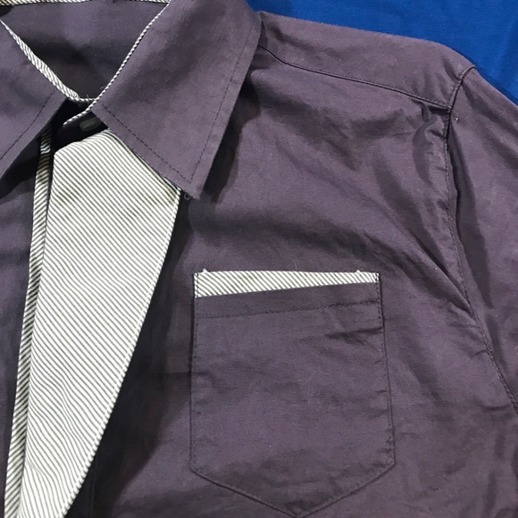 TheLees Long Sleeve Shirt Purple Renaissance Style - Picture 4 of 5