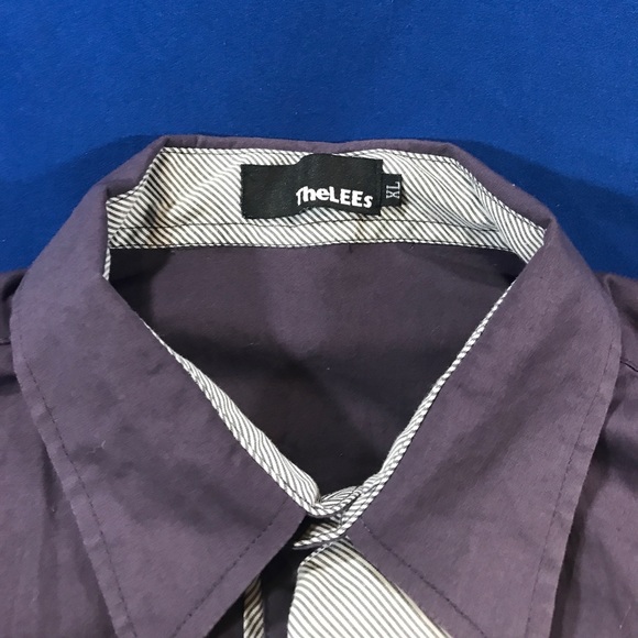 TheLees Long Sleeve Shirt Purple Renaissance Style - Picture 5 of 5