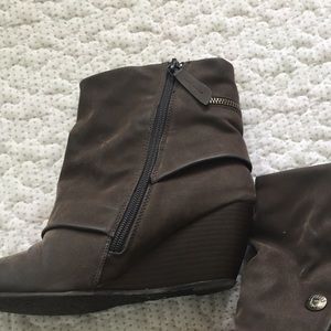 Blowfish wedge booties
