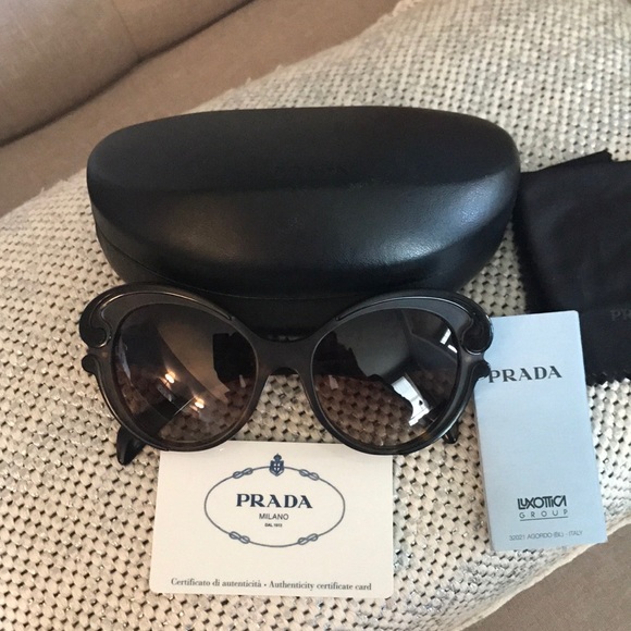 ?% authenticPrada butterfly sunglasses main image 6