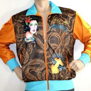 New Ed Hardy Christian Audigier Vintage Track S
