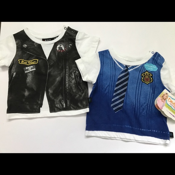 Truly Scrumptious by Heidi Klum Other - Good Boy (schoolboy) & Little Rebel (Biker) Tees