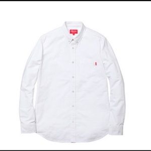 SUPREME: WHITE OXFORD: MEDIUM: SS17 (WEEK 1)