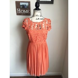 Beautiful Coral Mini Sundress