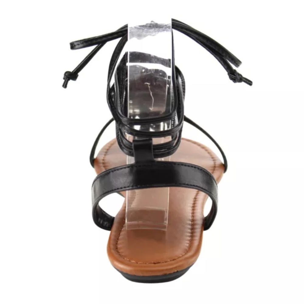 🌼5 for $25🌼 Black Fringe Sandals size 8 - Picture 5 of 7