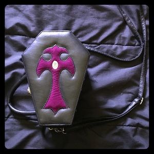 RARE Gothic Coffin Cross-body Purse