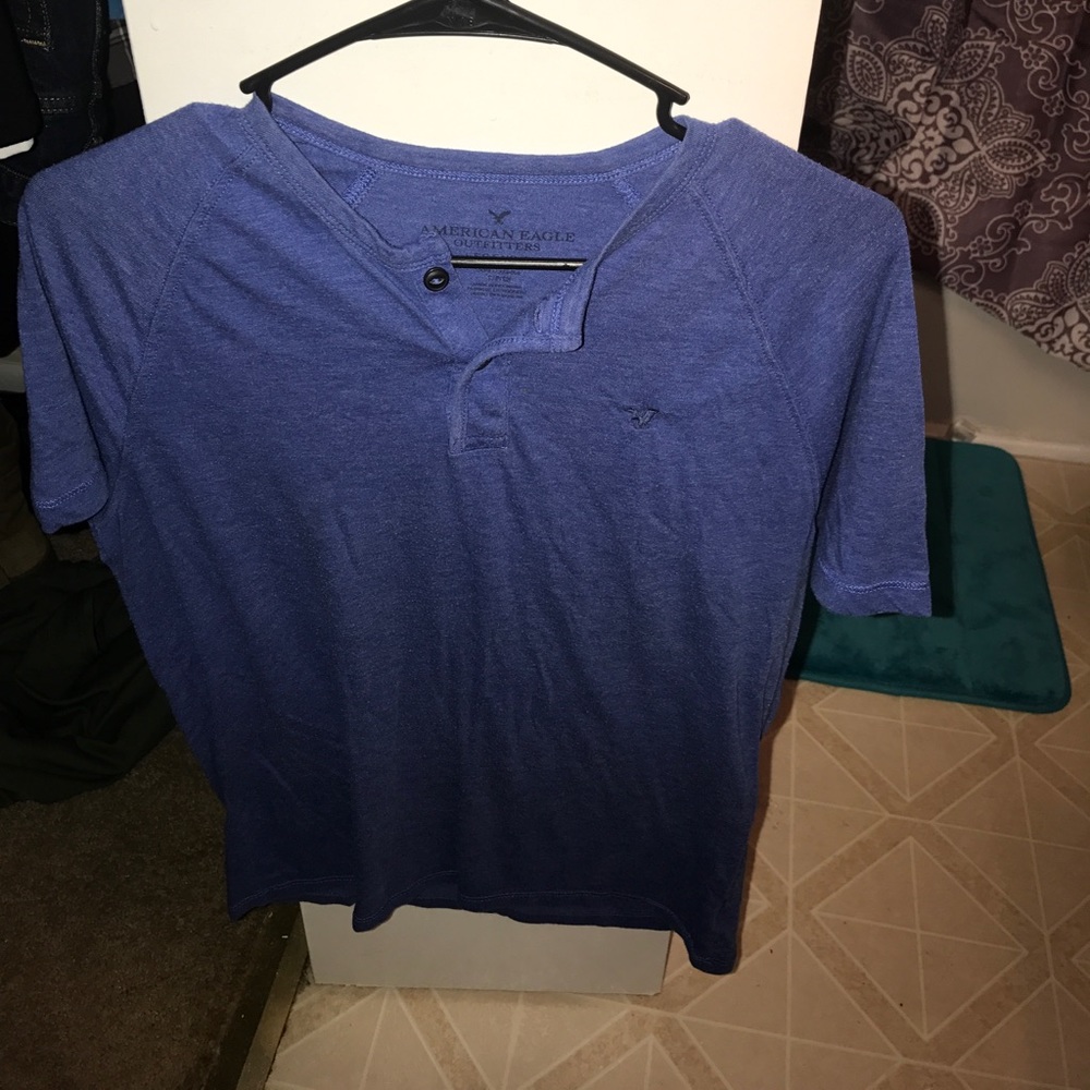 Blue American Eagle Tee
