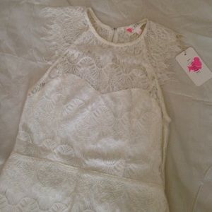 Never worn SWEET Sexy lace shoulder dress