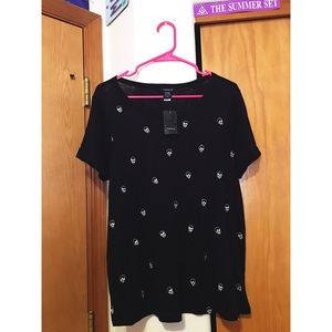 Torrid Black Skull Tee