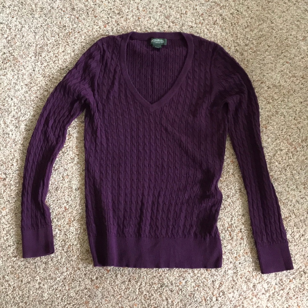 Eddie Bauer V neck sweater