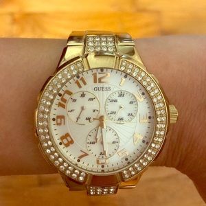 Guess gold watch