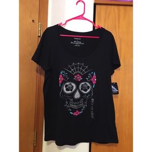 Black Torrid Skull Tee