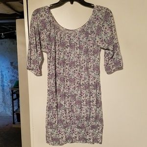 Lux floral tunic