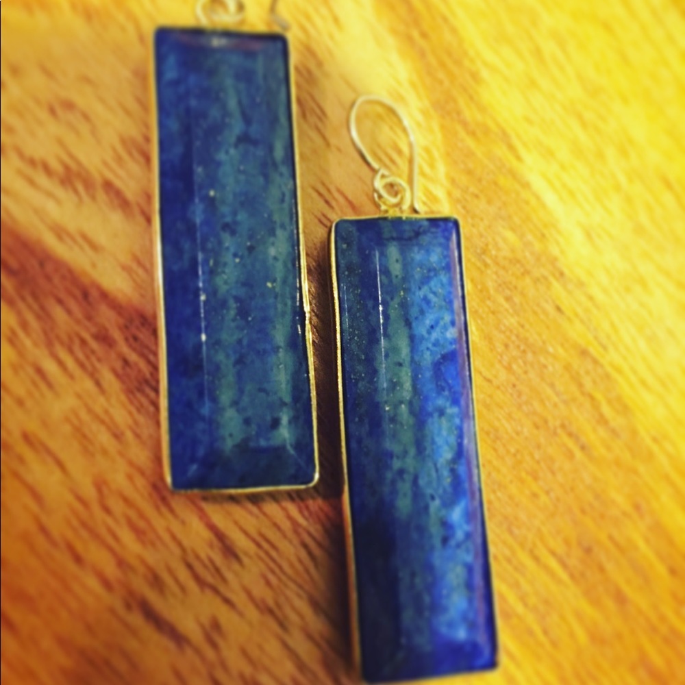 Lapis earrings