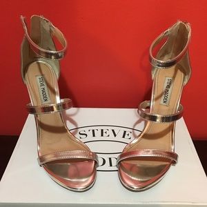 Steve Madden silver heels