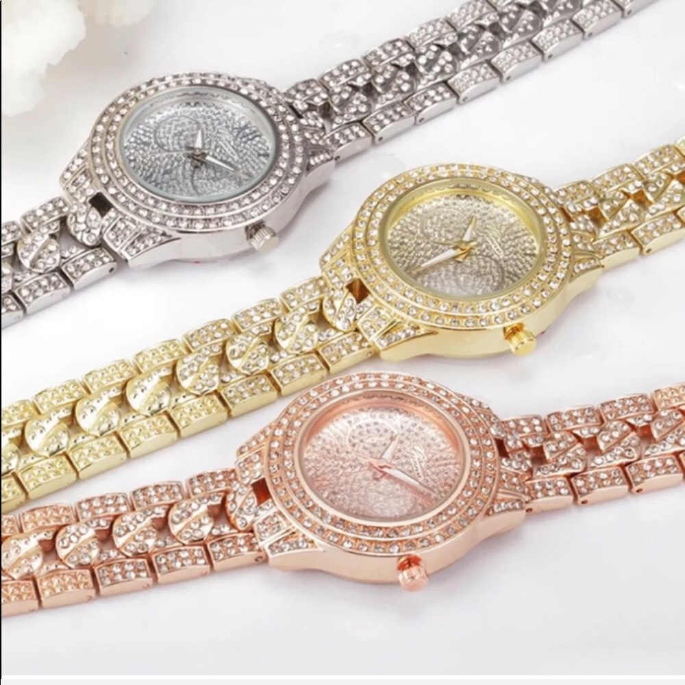 crystal Bling quartz watch - Picture 4 of 7