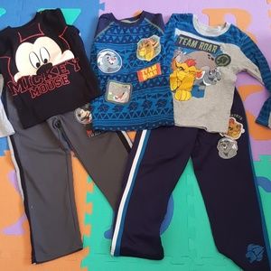 Boys long sleeve and pants sets
