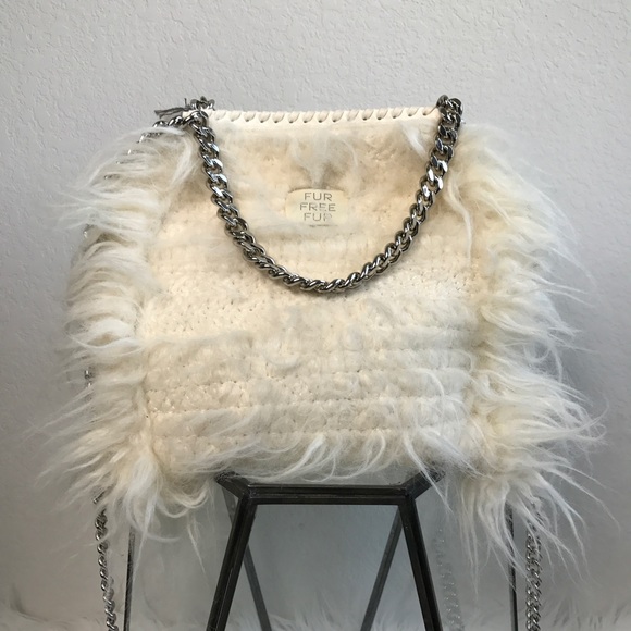 STELLA MCCARTNEY mini Falabella faux fur tote - Picture 2 of 6