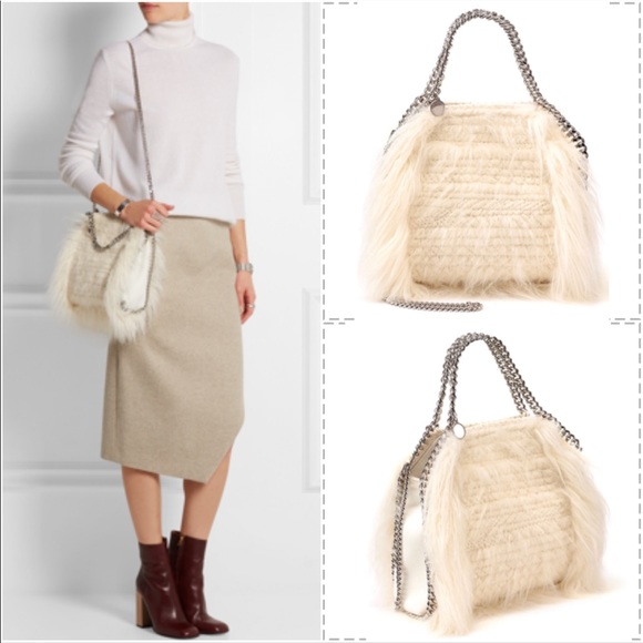 STELLA MCCARTNEY mini Falabella faux fur tote - Picture 6 of 6