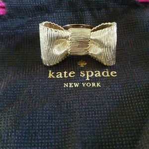 Kate Spade bow cocktail ring