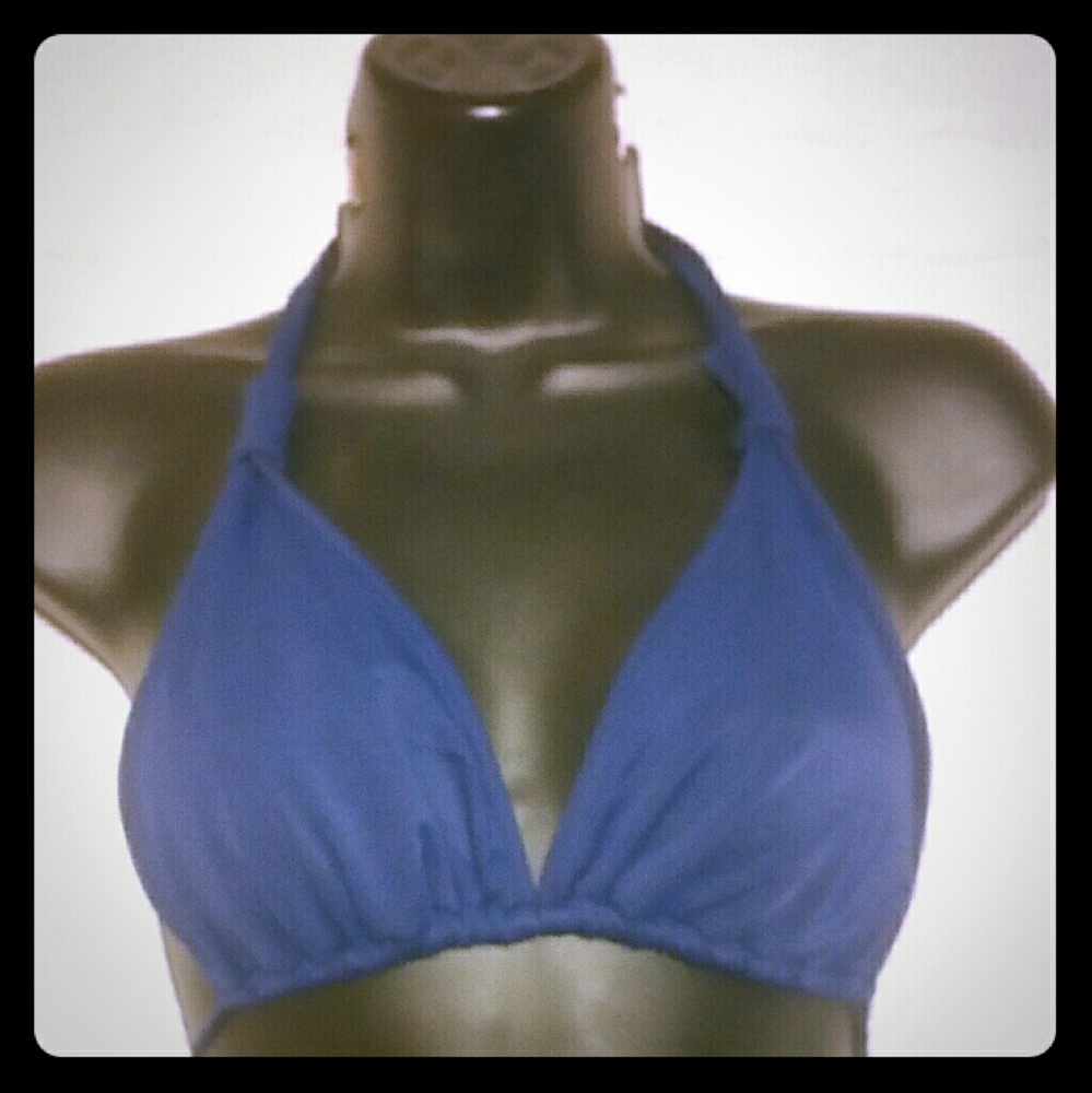 Kirra navy blue, triangle bikini top